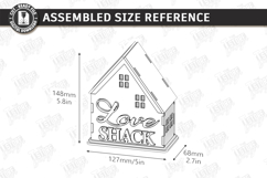 Valentine's Candle Houses Laser Cut Bundle | Candle Holders Product Image 6