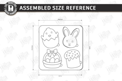Easter Kids Puzzles Laser Cut Bundle | Easter Bunny SVG |CNC Product Image 21