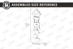 Love Wall Decor Ornament Laser Cut | Romantic Hanging Decor Product Image 2