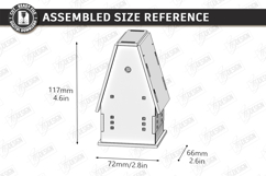 Wooden Mini House Nightlight Laser Cut | Home Decor | CNC Product Image 2