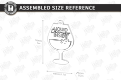 Wine Bottle Tags Laser Cut Bundle|Hanging Card Tags|Fun SVGs Product Image 16