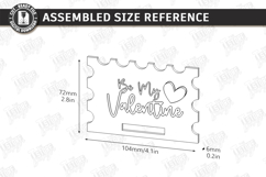 Valentine’s Day Bracelet Cards Laser Cut Bundle | Love SVG Product Image 11
