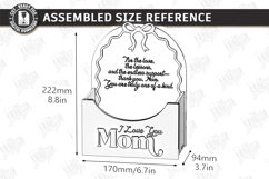Mother's Day Flower Holder Laser Cut | Gift Basket SVG | CNC Product Image 3