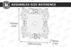 Wooden Table Clock Laser Cut Bundle | Desktop Clock Stand Product Image 11