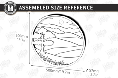 3D Layered Wall Art Laser Cut Bundle | Modern Home Interior Product Image 11