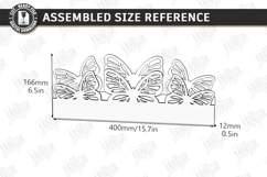 Wall Jewelry Organizer Laser Cut Bundle | Boho Wall Decor Product Image 21