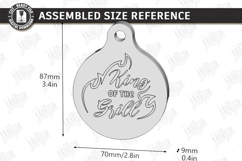 Beer Bottle Opener Keychain Laser Cut | Father's Day Gift Product Image 2