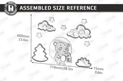 Nursery Luminous Wall Décor Laser Cut Bundle | Night Light Product Image 21