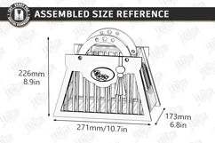 Flowers Basket Laser Cut | Floral Basket | Bouquet Holder Product Image 2