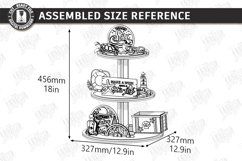 Coastal Beach Tiered Trays Laser Cut Bundle | Sea and Ocean Product Image 2