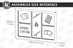 S'mores Station Tray Laser Cut Bundle | S'mores Organizer Product Image 12