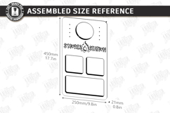 S'mores Station Tray Laser Cut | S'mores Bar Organizer SVG Product Image 2