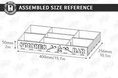 S'mores Station Tray Laser Cut Bundle | S'mores Organizer Product Image 10