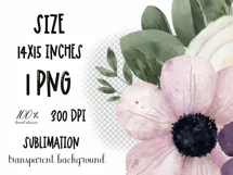 Flower bouquet sublimation design|Flower clipart|Floral PNG Product Image 2