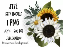 Flower bouquet sublimation design|Flower clipart|Floral PNG Product Image 2
