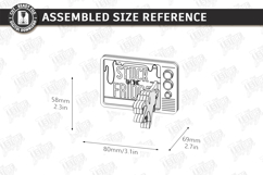 True Crime Laser Cut | Fridge Magnets | Horror &amp; Mystery SVG Product Image 3