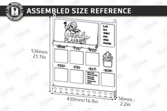 Weekly Menu Planner Boards Laser Cut Bundle|Wall Menu Boards Product Image 9