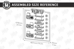 Weekly Menu Planner Board Laser Cut|Home Kitchen|Wall Boards Product Image 2