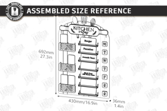 Weekly Menu Planner Board Laser Cut|Home Kitchen|Wall Boards Product Image 2
