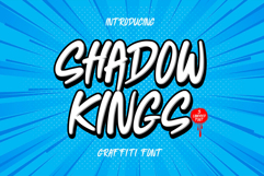 Shadow Kings - 3d Layered Urban Graffiti Font Product Image 1