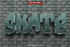 Skate 3D editable text effect Product Image 1