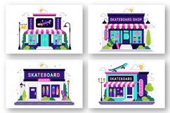 10 Skateboard Shop Illustration Product Image 2