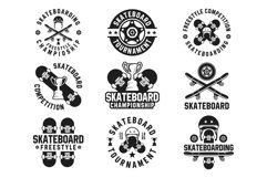 Skateboard tournament logo, Eps, Ai, Png, Svg Files Product Image 2