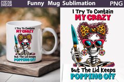 Funny Skeleton Mug | Skeleton Sarcastic Quotes Mug Product Image 1