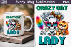 Funny Skeleton Cat Mug | Skeleton Sarcastic Quotes Mug Product Image 1