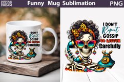 Funny Skeleton Mug | Skeleton Sarcastic Quotes Mug Product Image 1