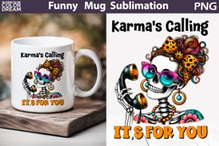 Funny Skeleton Mug | Skeleton Sarcastic Quotes Mug Product Image 1