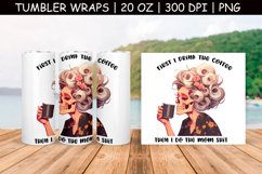 Funny Skeleton Sublimation Tumbler Wrap Product Image 1