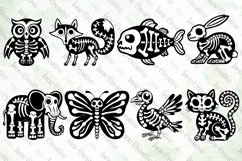 Skeleton Animals Sublimation Bundle Product Image 3