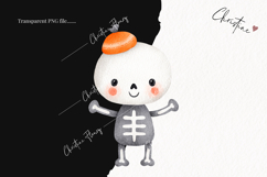 Cute Halloween Skeleton Clipart | Halloween PNG Product Image 2