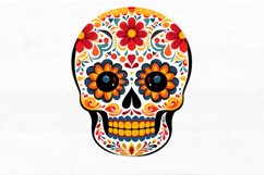 Dia De Los Muertos Skeleton Watercolor Sublimation Clipart Product Image 7