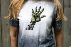 Cartoon Zombie Hand Watercolor Clipart Bundle Product Image 4