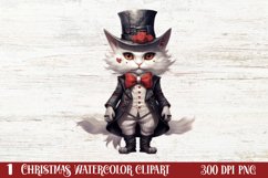 Christmas Skeleton Sublimation Clipart, Christmas PNG Product Image 1