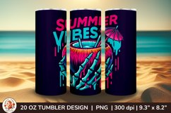 Skeleton Tumbler, Funny Saying, Beach Tumbler, Sarcastic Product Image 1