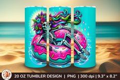 Skeleton Tumbler, Funny Saying, Beach Tumbler, Sarcastic Product Image 1