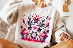 Skeleton Valentine PNG, Valentine&#039;s Day Funny Skeleton PNG Product Image 2