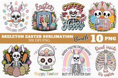Skeleton Easter Bundle PNG Product Image 1