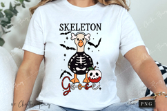Skeleton Goose Halloween PNG | Spooky Season Png Product Image 3