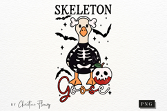 Skeleton Goose Halloween PNG | Spooky Season Png Product Image 4