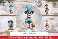 Wind Spinner Halloween Skeleton Product Image 1