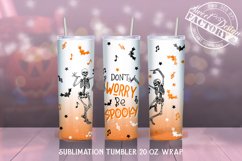 Dancing squeletons Skinny Tumbler, funny halloween tumbler Product Image 1