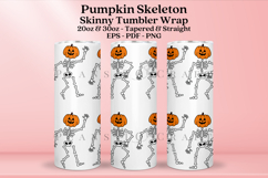 skeleton halloween skinny tumbler sublimation wrap with high resolution and transparant background are for 20oz and 30oz skinny tumbler