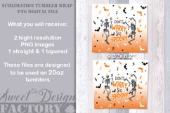 Dancing squeletons Skinny Tumbler, funny halloween tumbler Product Image 2