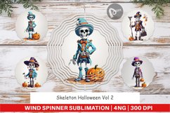 Wind Spinner Halloween Skeleton Product Image 1