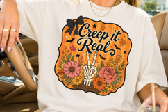 Skeleton Hand Peace Sign Sublimation Design Product Image 2