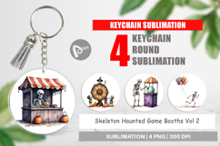 Keychain Skeleton Game Booths Product Image 1